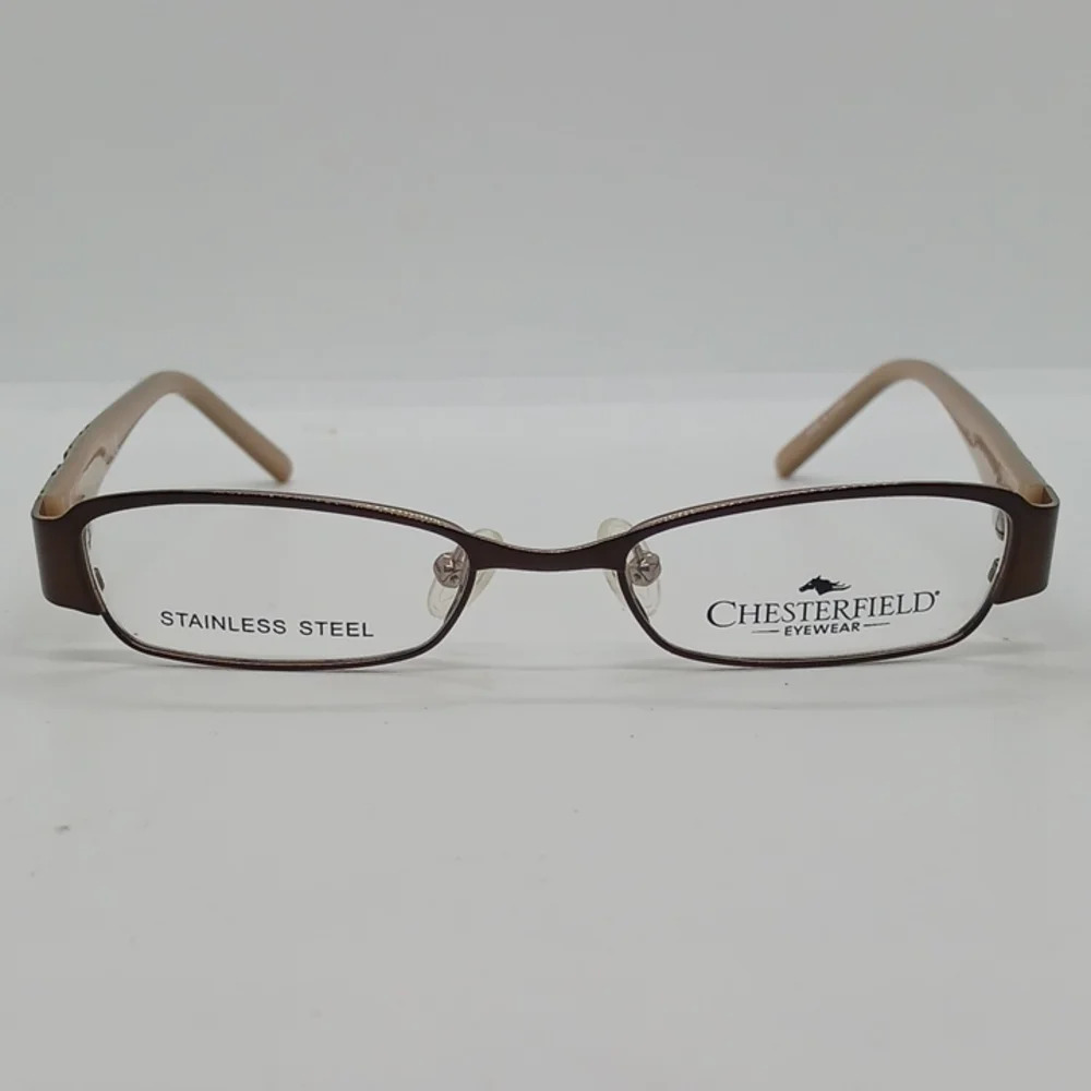 NWT KIDS CHESTERFIELD EYEGLASS FRAMES 454 BROWN